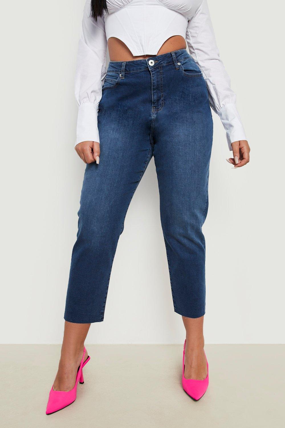 Boohoo on sale cropped jeans